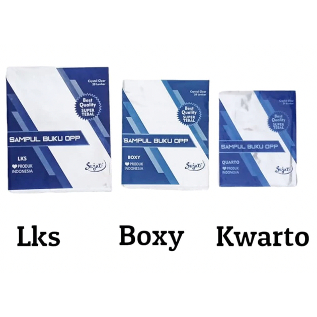 

Sampul Buku OPP Lem/Selip SEJATI (20lbr)