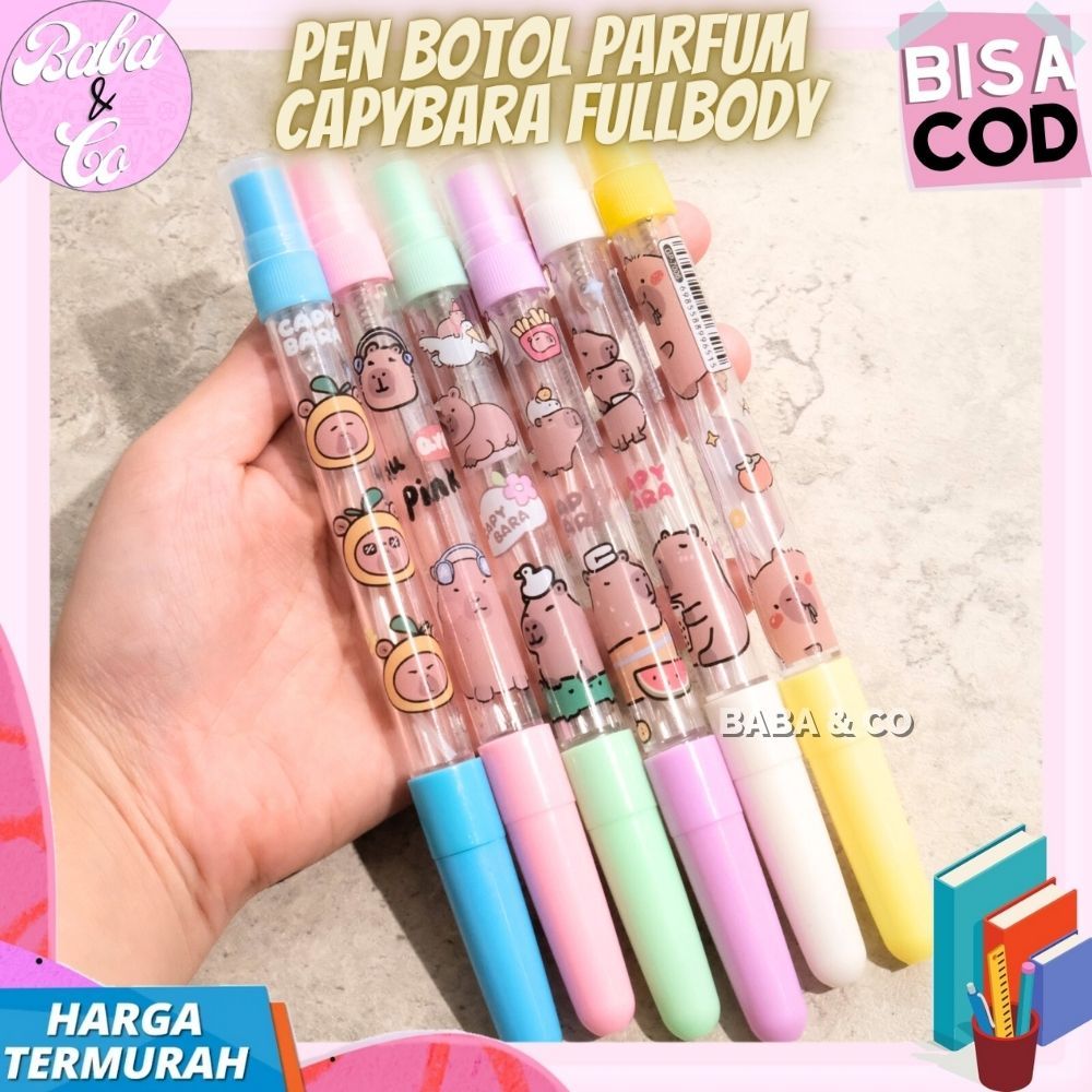 

PULPEN BOTOL PARFUM CAPYBARA PEN PARFUM BODY CAPYBARA LUCU UNIK PEN BOTOL PARFUM CAPYBARA PULPEN PARFUM CAPYBARA KAPIBARA IMUT UNIK