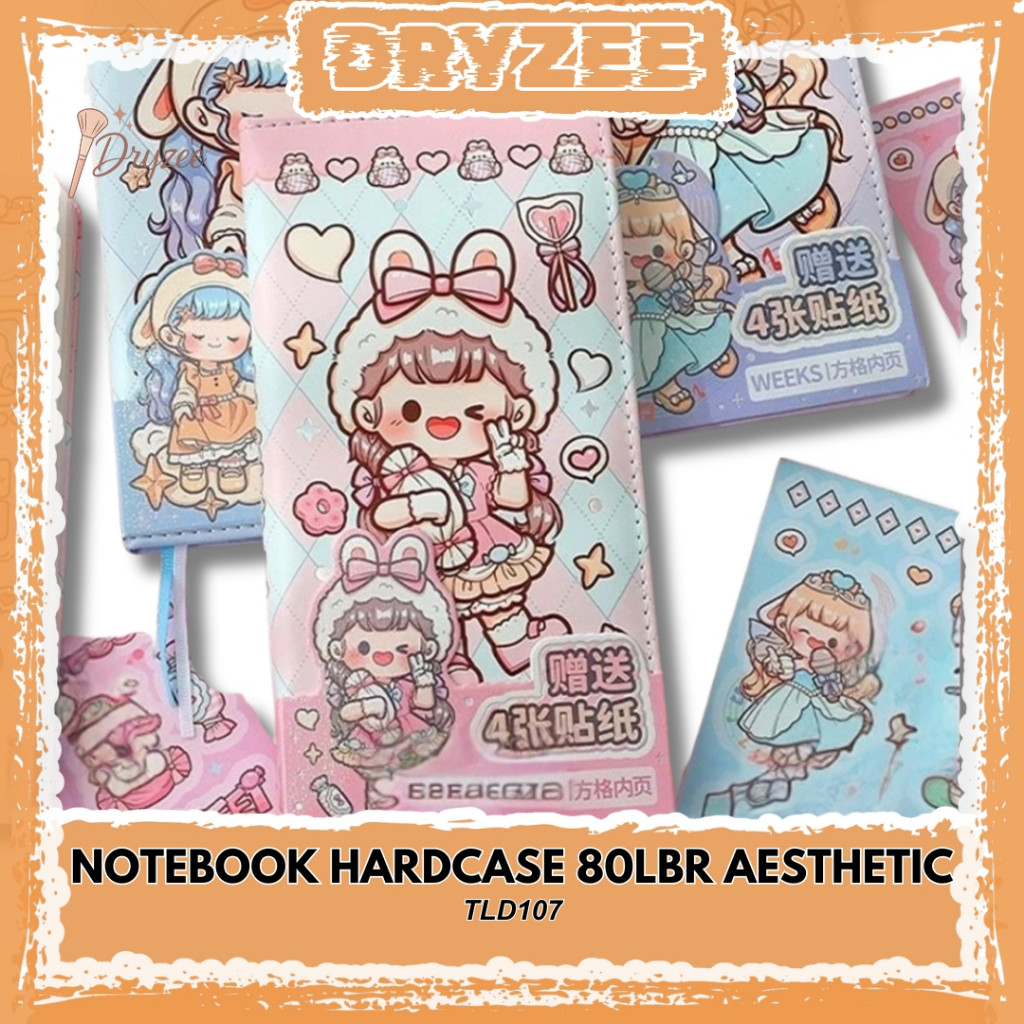 

Buku Jurnal 80 Lembar Hardcase Notebook Cantik Edisi Dodou Girl Sauce Notebook Aesthetic TLD107