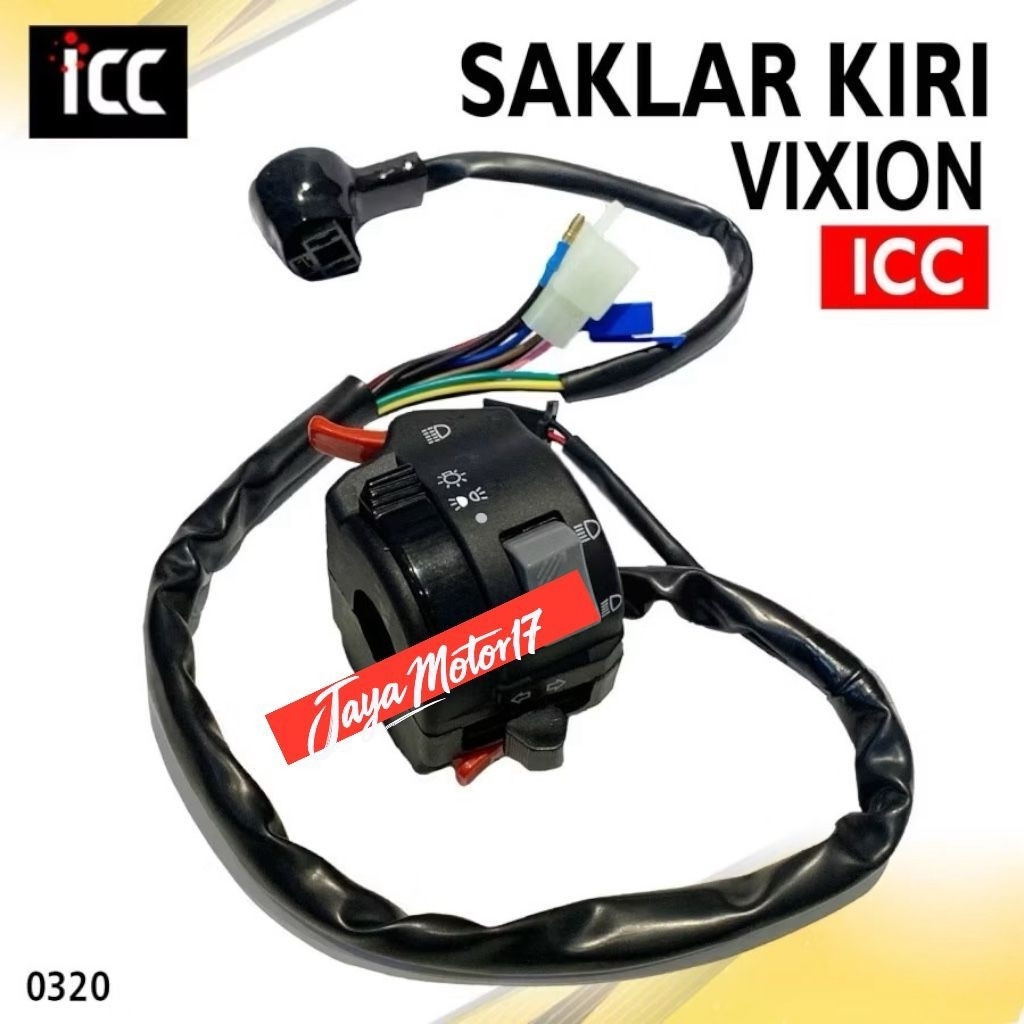 Saklar Kiri Vixion Original stang kiri beam dim saklar stang holder kiri vixion Cocok Untuk modif Se