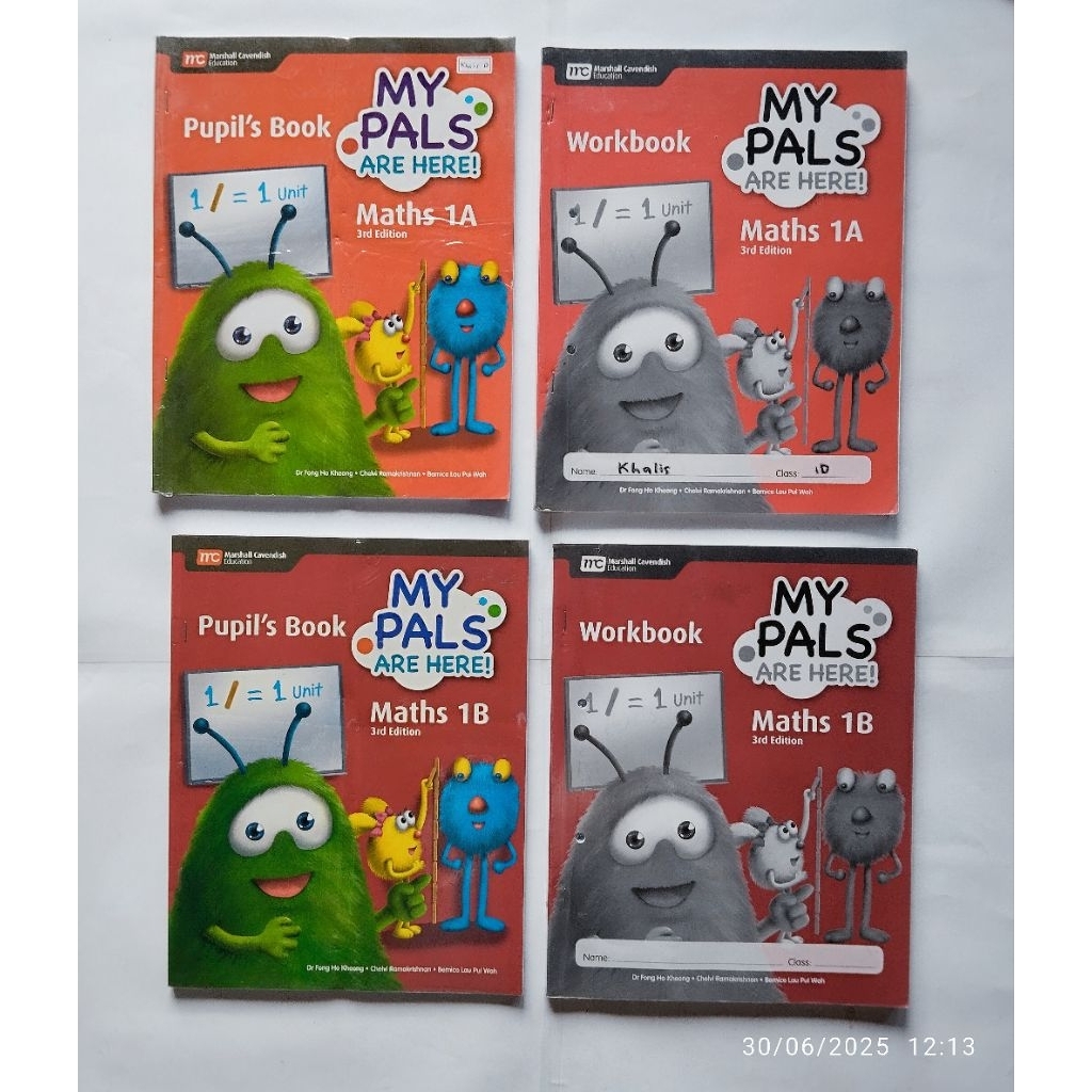Buku Pelajaran Matematika; MY PALS ARE HERE MATHS 1A, 1B - 2A, 2B - 3A, 3B - 5A, 5B PUPIL'S BOOK, WO