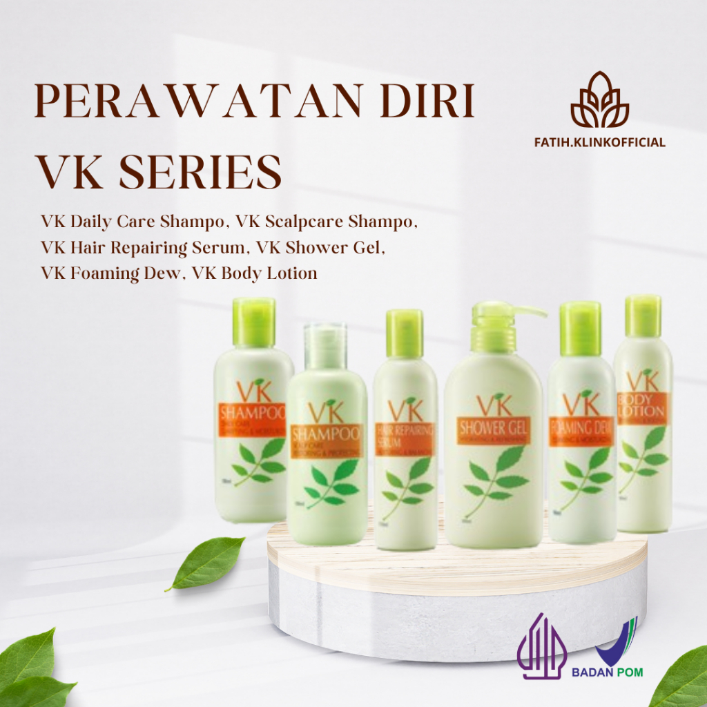 VK SERIES - PERAWATAN DIRI - VK Daily Care Shampoo VK Scalpcare Shampoo VK Hair Repairing Serum VK F