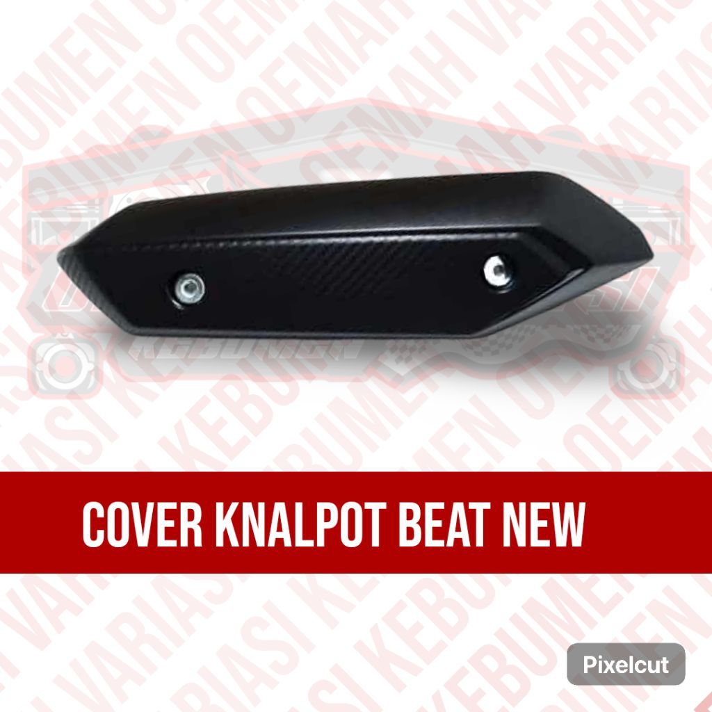 Cover Knalpot Standar Model Ori |  Tutup Tameng Knalpot All Matic Beat Vario Mio Anti Panas Pelindun