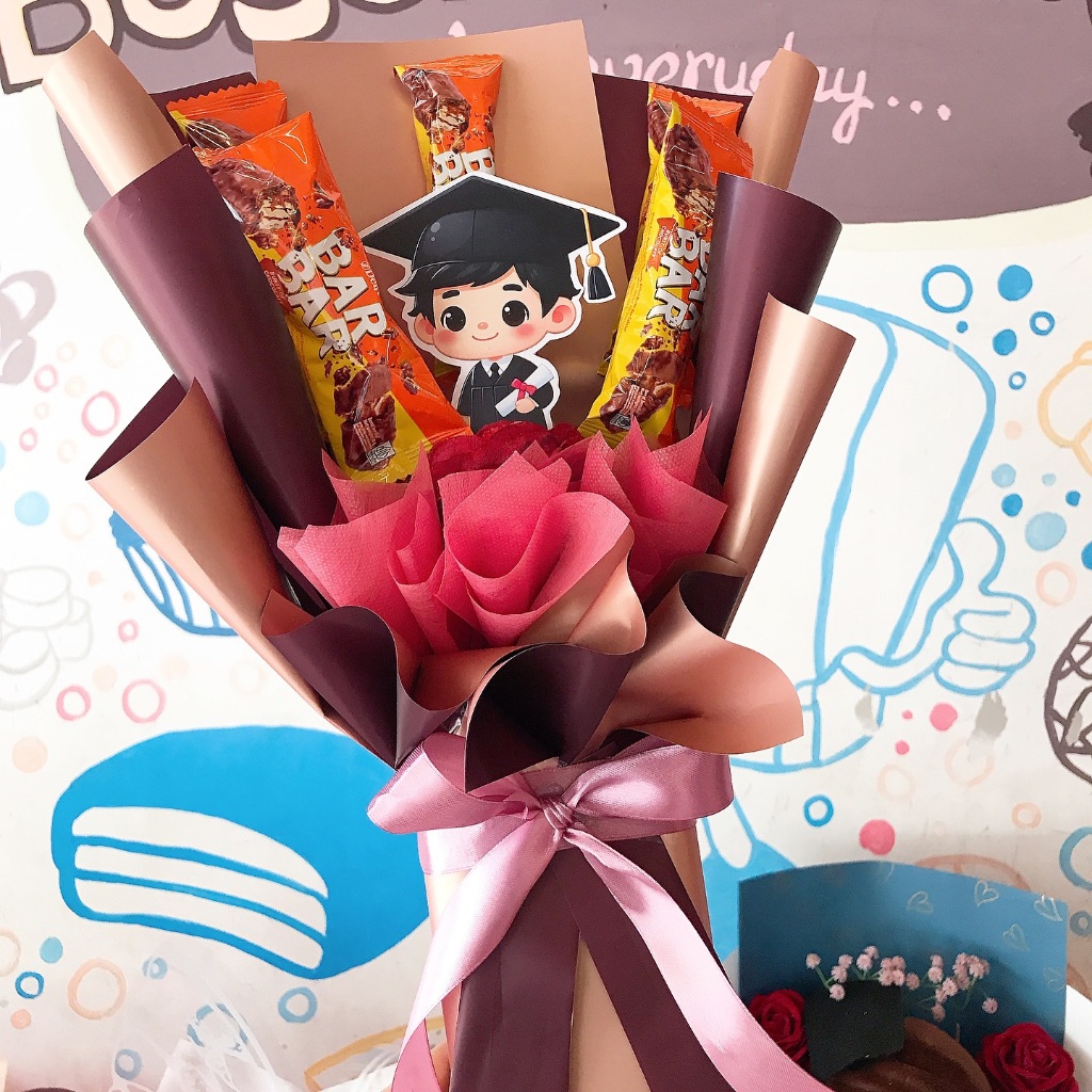 

Buket Coklat Bar Bar Wisuda
