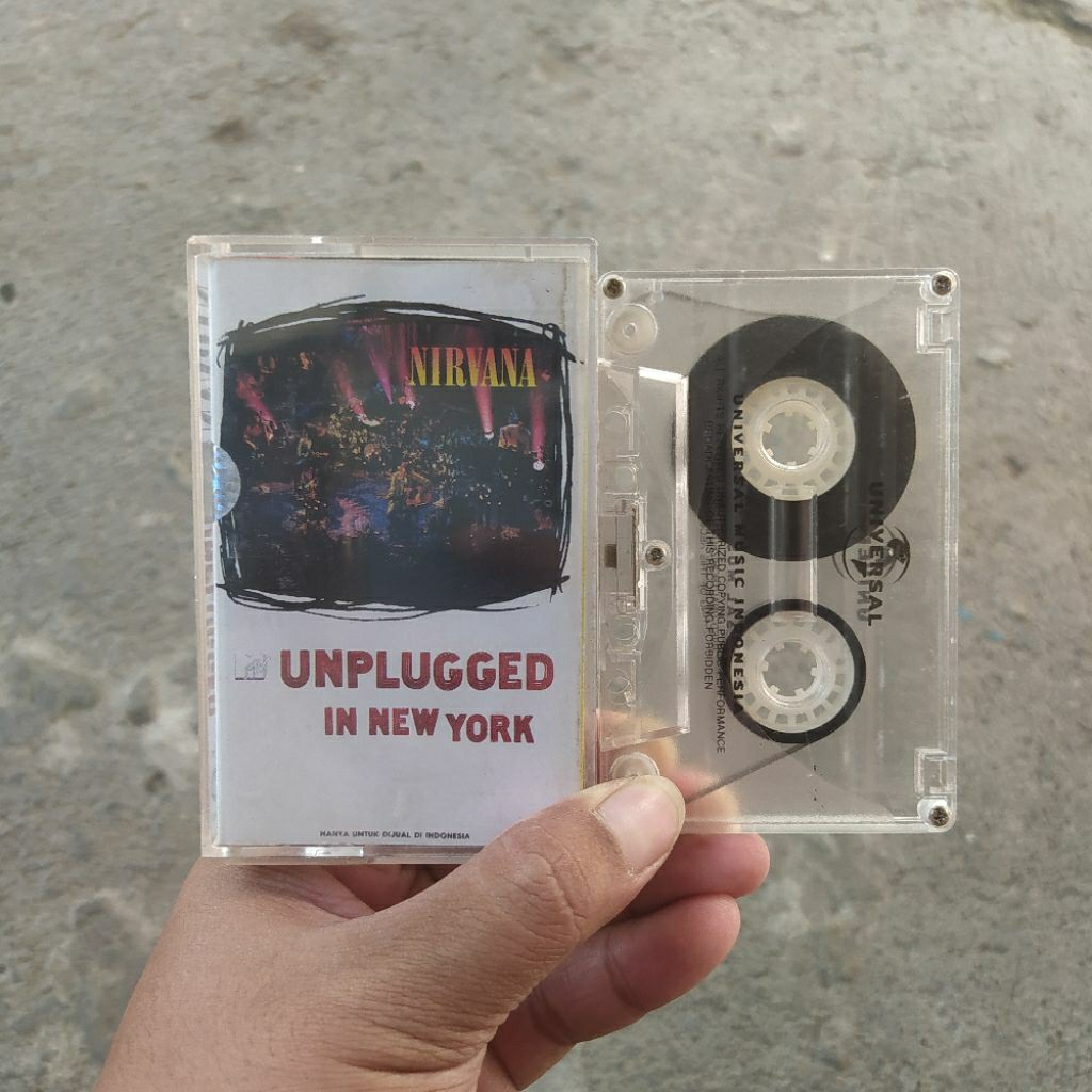 Kaset Pita Nirvana - Unplugged In New York