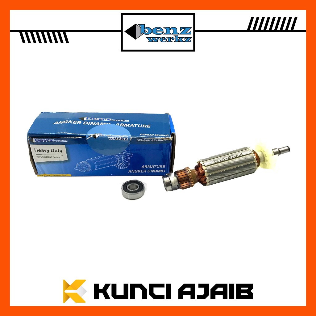 BENZ BZ2210 Armature MT954 Angker Gerinda Tangan Disc Grinder Maktec MT 954