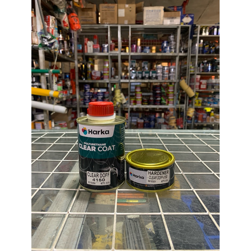 Pernis Vernish Clear Coat Harka 4150 - Clear Doff 200ml set
