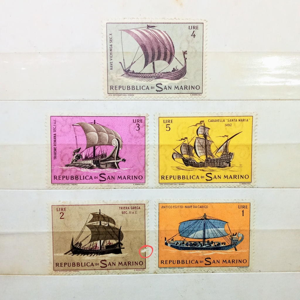 

Prangko Koleksi Filateli Republik SM 1963 Ancient Ships