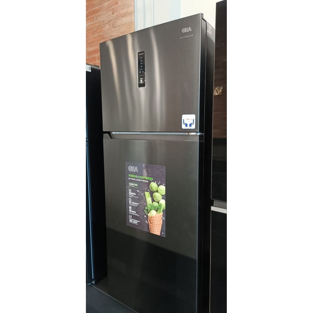 KULKAS GEA 2 PINTU JUMBO G2HD448 INVERTER KULKAS GEA G2HD-448 JUMBO