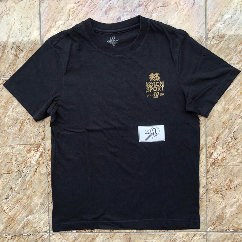 KAOS KOLON SPORT 40YEARS EDISI HITAM
