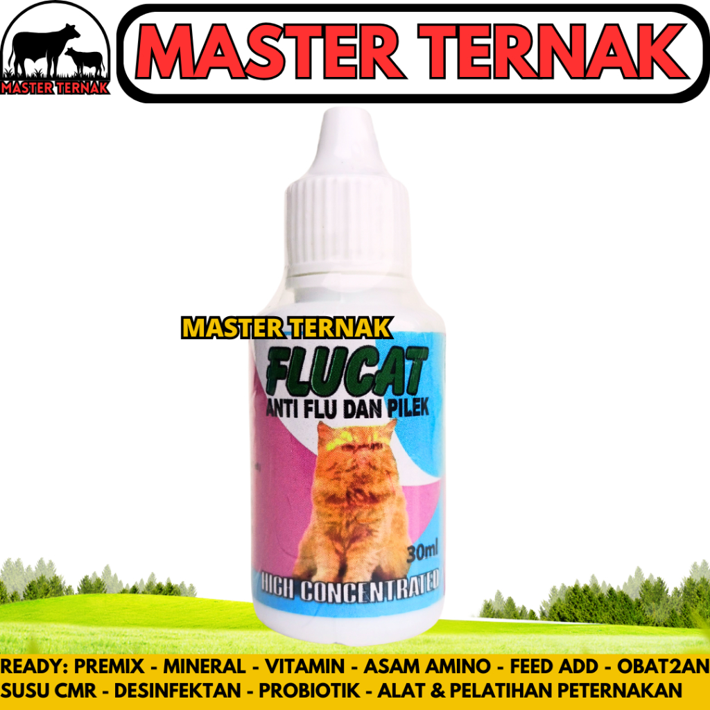 FLU CAT 30 ml - Obat Batuk Pilek untuk Kucing - Anti Flu dan Pilek Kucing