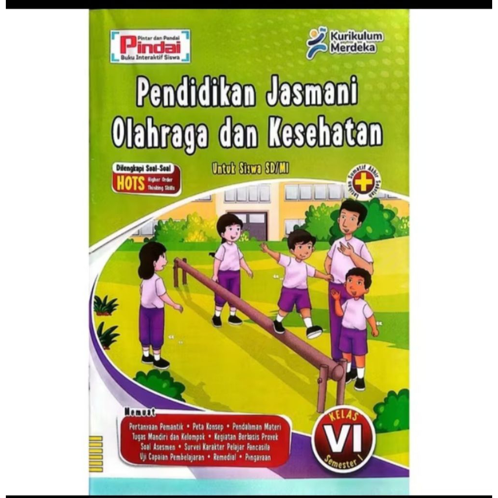 lks pjok kelas 6 sd/mi semester 1 kumer