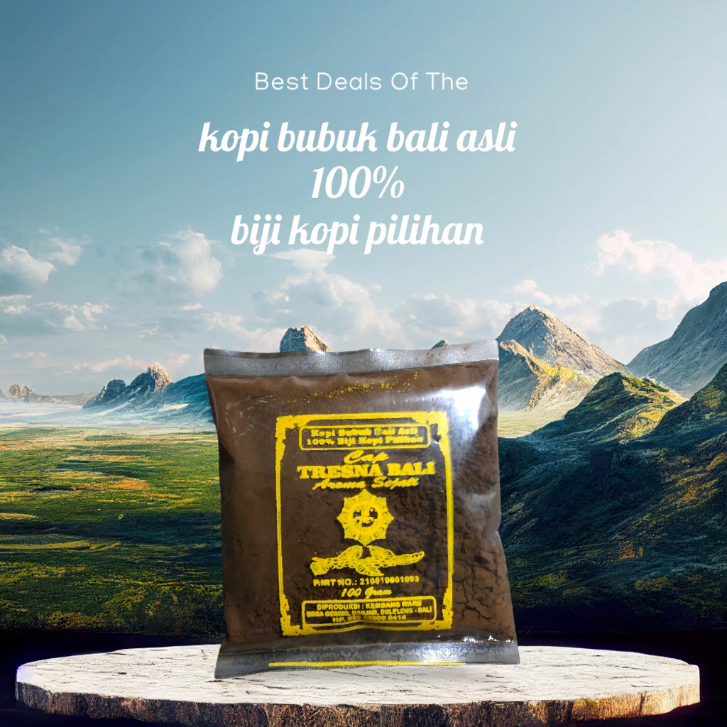 

Kopi Bubuk Tresna Bali 100gram