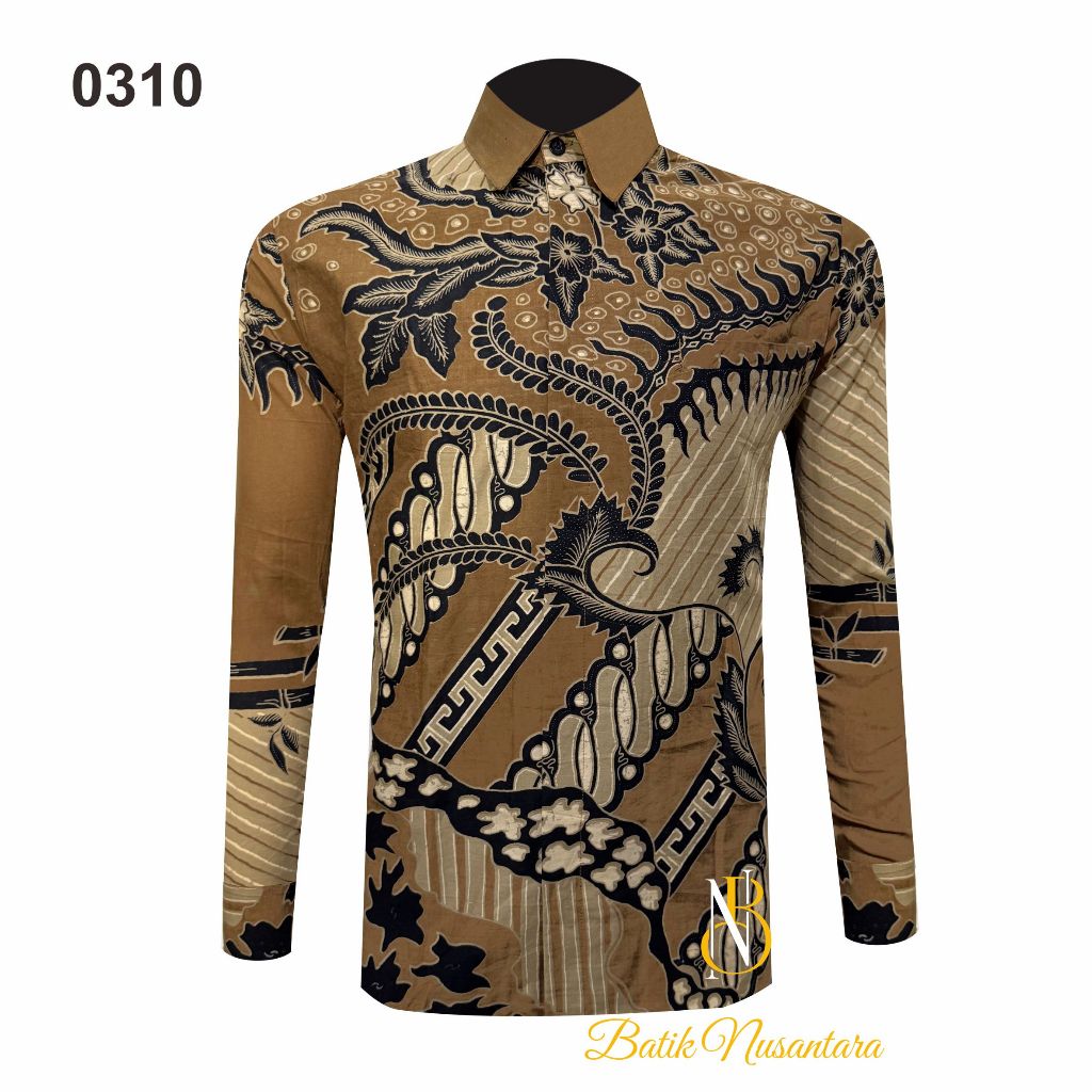 

Batik Nusantara Indonesia Kemeja Batik Slimfit Lapis Furing 0310 / Batik Pria