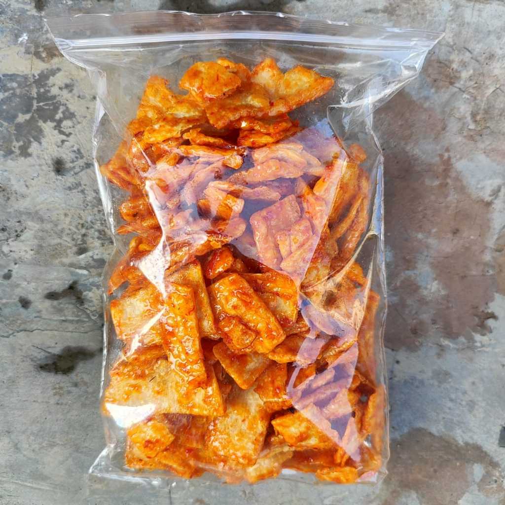 

Keripik Singkong Mangleng Original Balado Snack Keripik Kriuk Crispy Paket Komplit 220-250 Gram