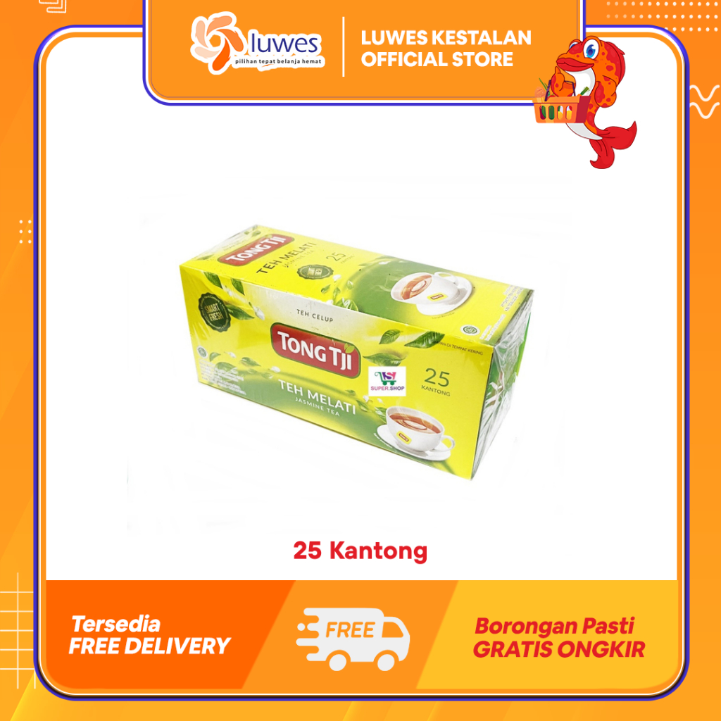 

Tong Tji Teh Celup 50gr Teh Celup Dengan Aroma Melati & Mudah Diseduh