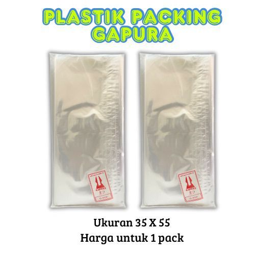 Plastik Gapura Laundry Ukuran 35 – Plastik Packing Laundry Jernih
