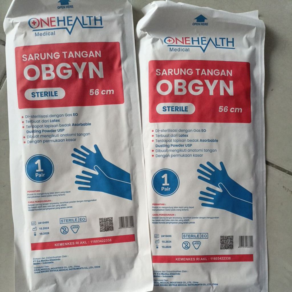 Sarung tangan Obgyn 65 cm onehealt