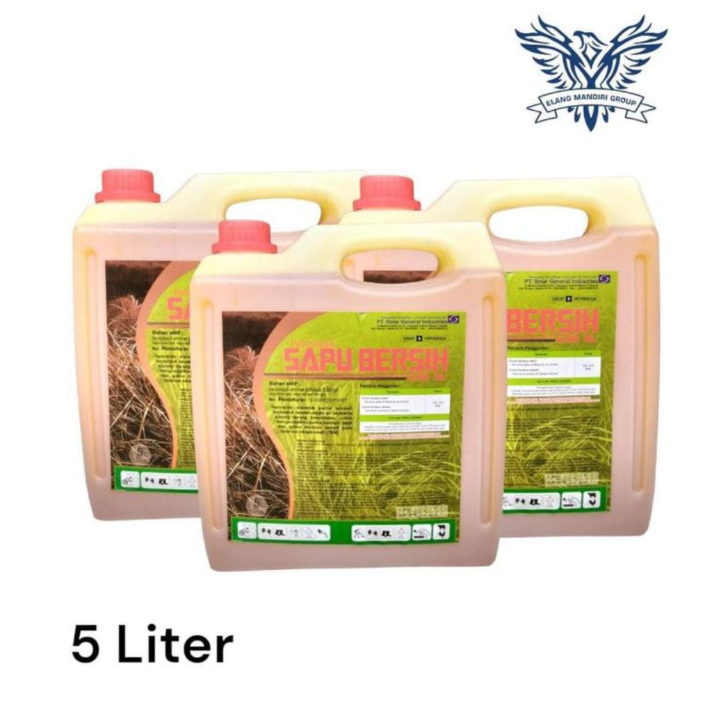 SAPU BERSIH 530SL 5 Liter Herbisida Sistemik Basmi Rumput Sampai Ke Akar Round Up SGI