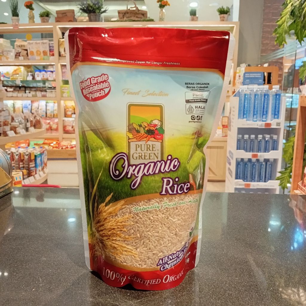 

Beras Coklat Organic by Pure Green 1kg