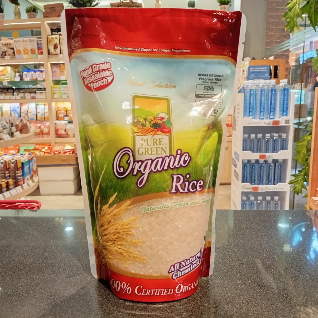 

Beras Pulen Wangi Organic by Pure Green 1kg