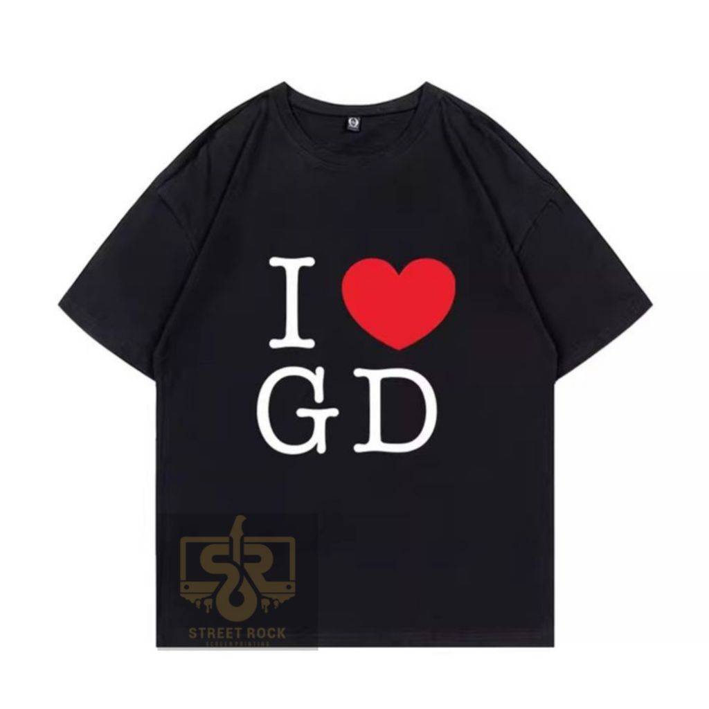 KAOS T-SHIRT G-DRAGON PRIA WANITA"