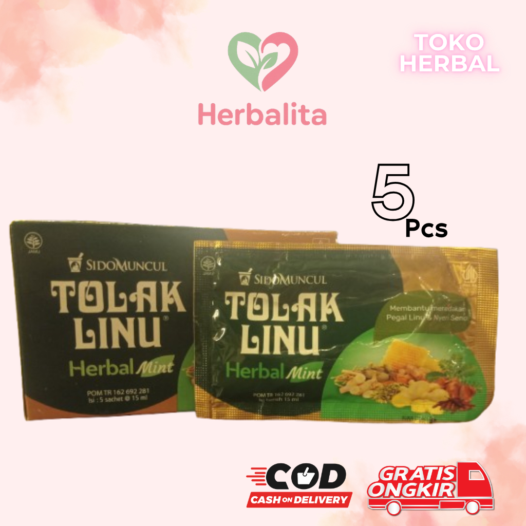 

Tolak Linu Herbal Mint Sido Muncul Isi 5 untuk Meredakan Pegal Linu dan Nyeri Sendi - Herbalinu