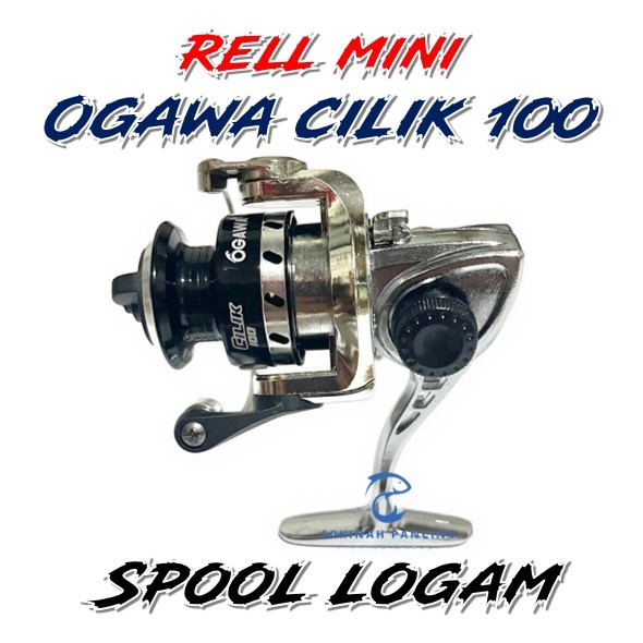 Reel Pancing Mini Ogawa Cilik 100 - Reel Mini Cilik 100 Ogawa mini reel super kecil rel small