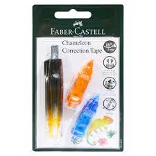 

Gramedia Batam - Faber Castell Correction Tape Chameleon + 2 Pcs Refill