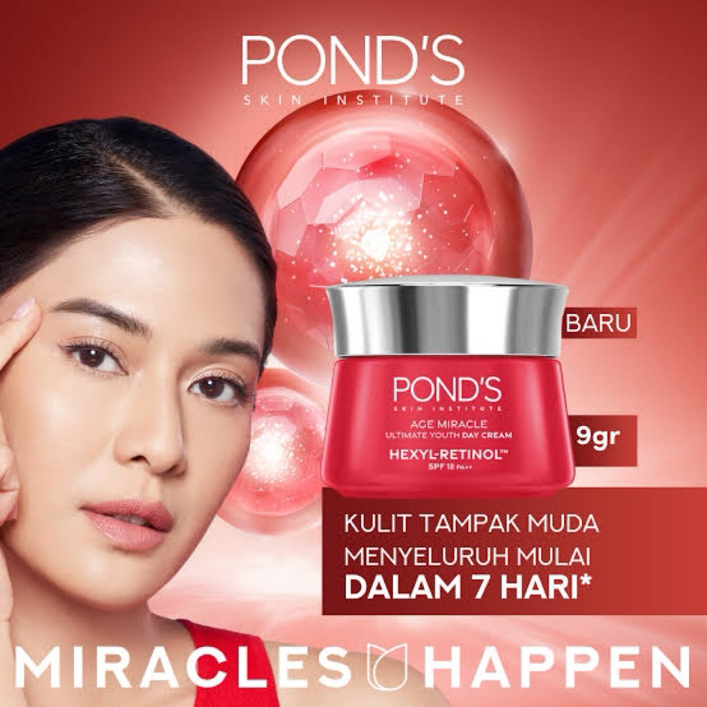 ❤️GN❤️ Ponds Age Miracle Day Cream 9gr | 20gr | 50gr Night Cream 9gr | 50gr