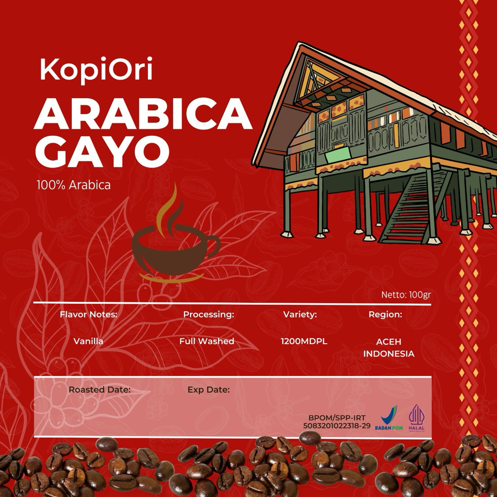 

KopiOri -Kopi gayo aceh arabica 100% Roasting