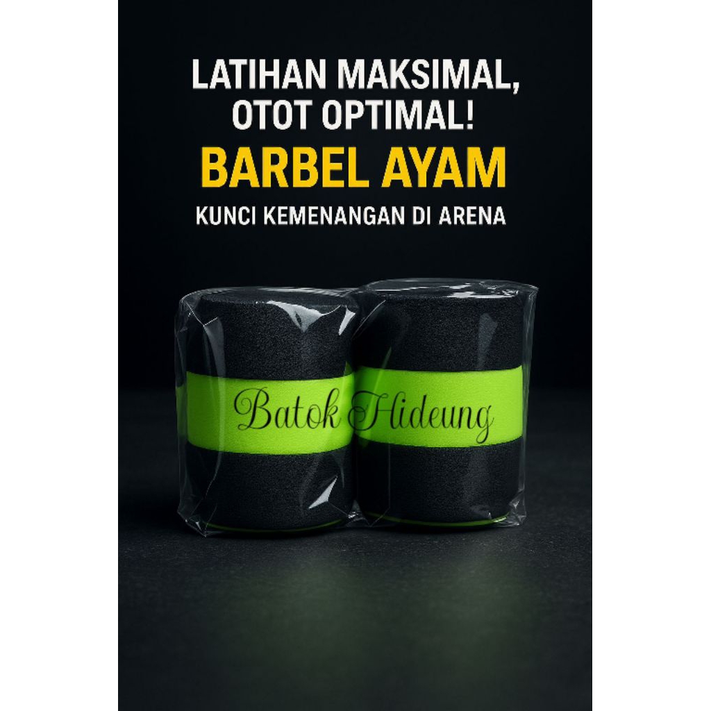 BARBEL Ayam Aduan Size 100,200,300,400,500,600 Gram