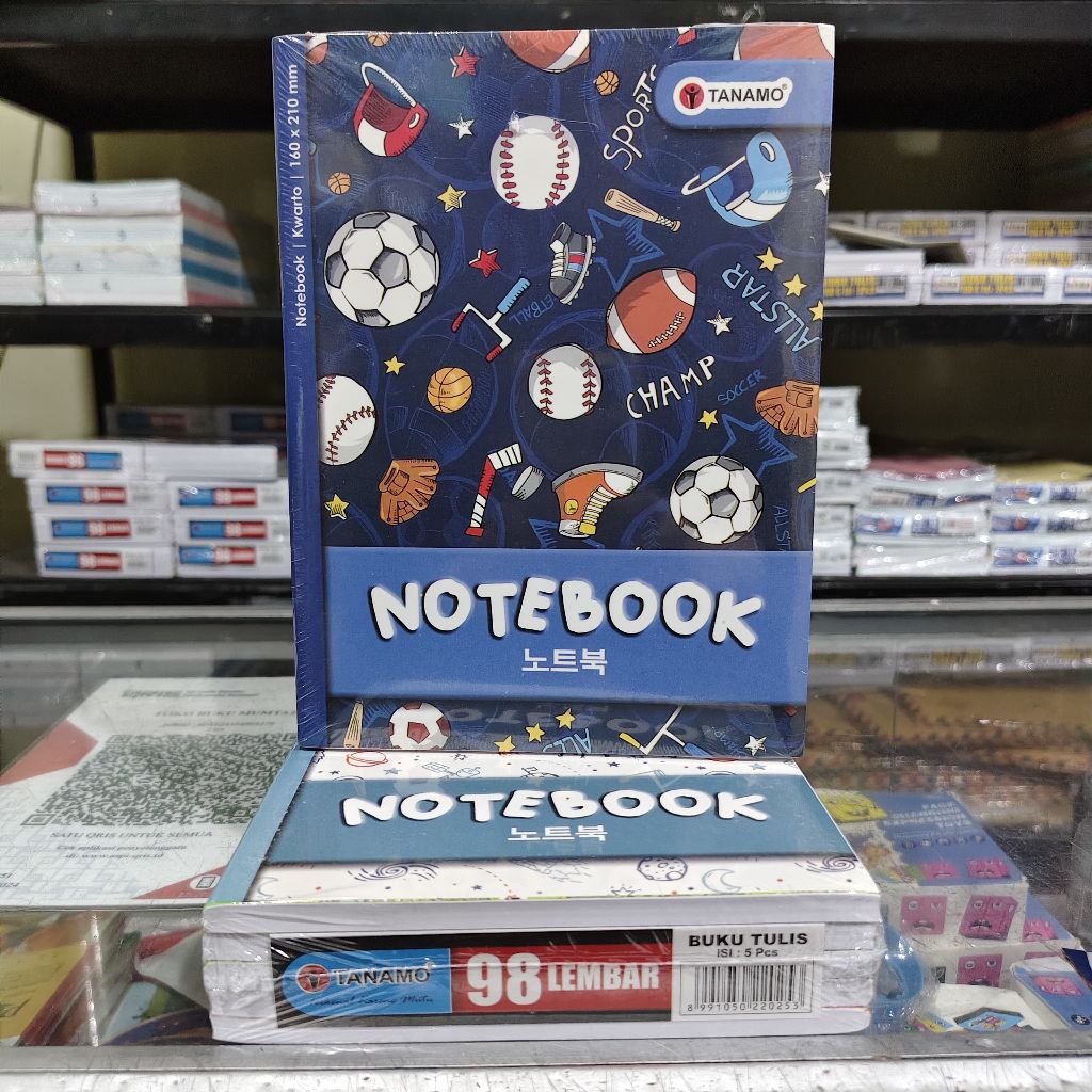 

(1 PACK ISI 5 BUKU) Buku Tulis isi 98 (polos/tidak berwarna)