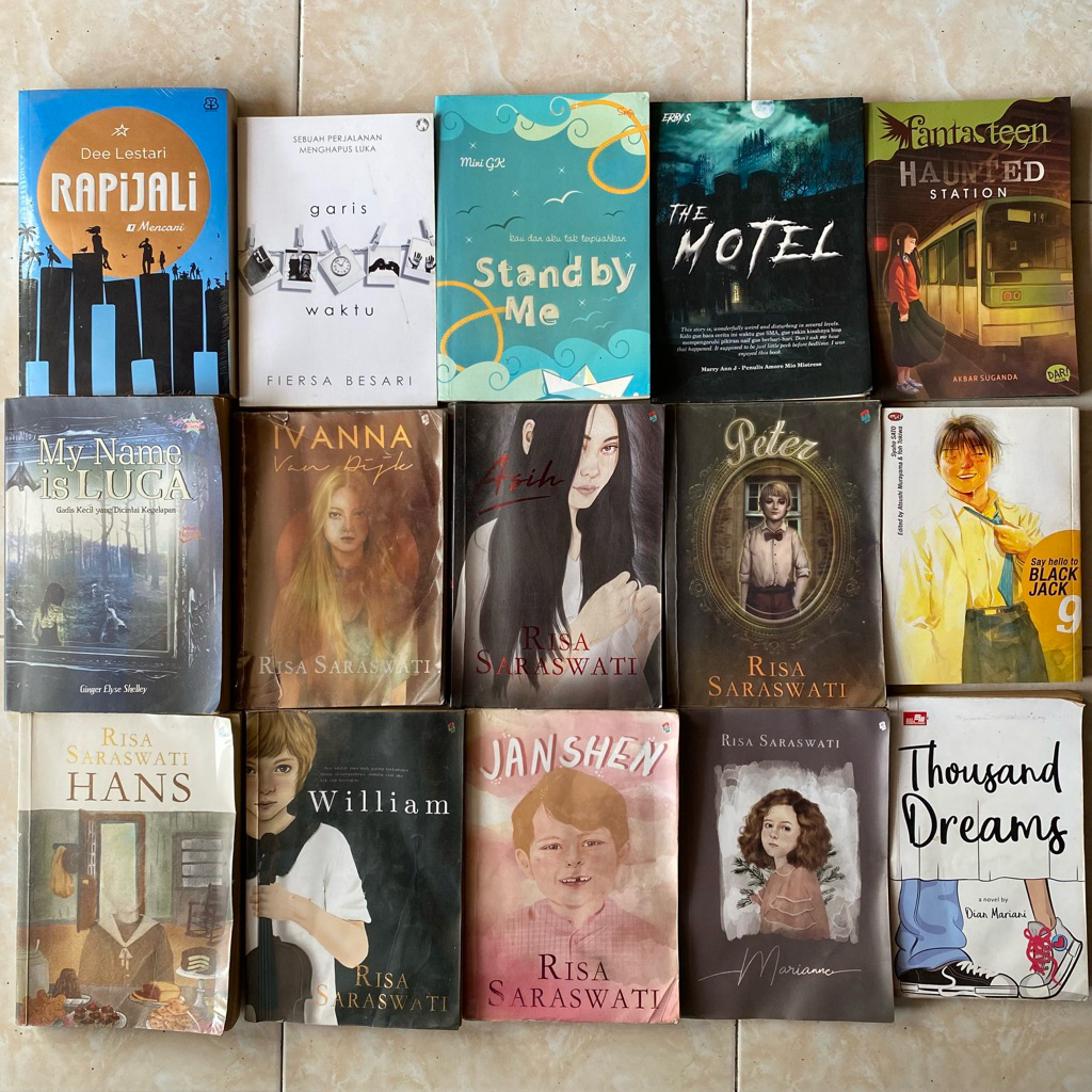 PRELOVED BUKU CERITA NOVEL HOROR ROMANCE CINTA novel butterflies by alesacakes