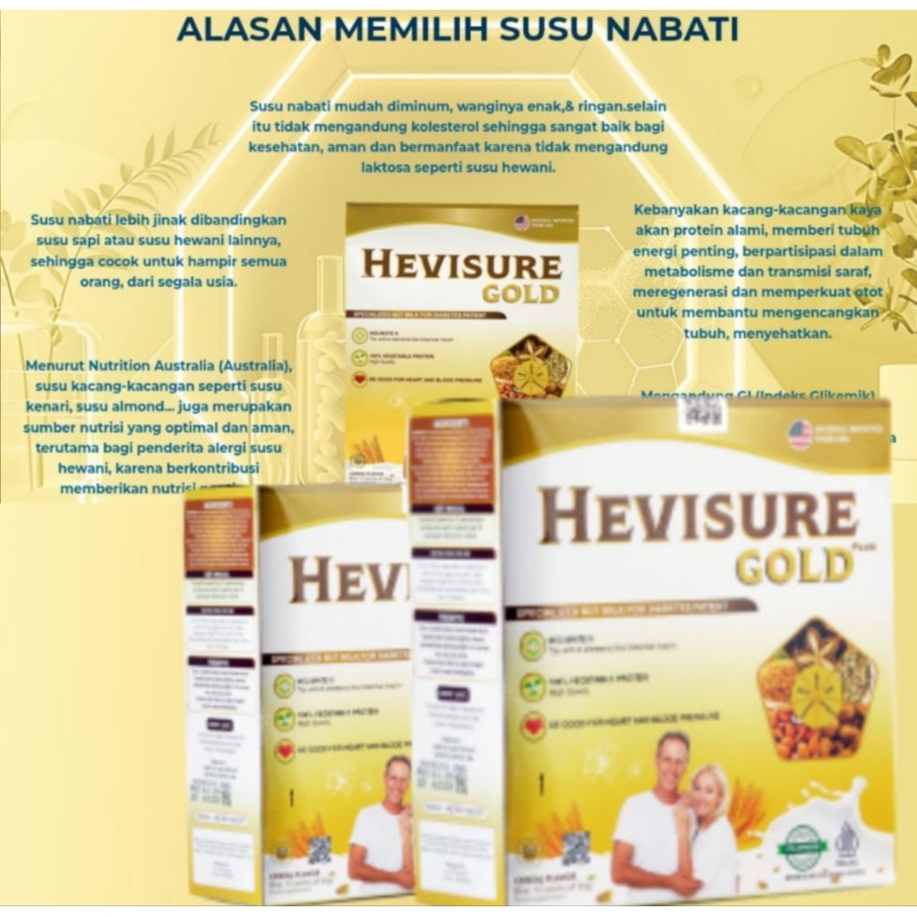 

HEVISURE GOLD MILK SUSU OBAT DIABETES KENCING MANIS KADAR GULA RENDAH