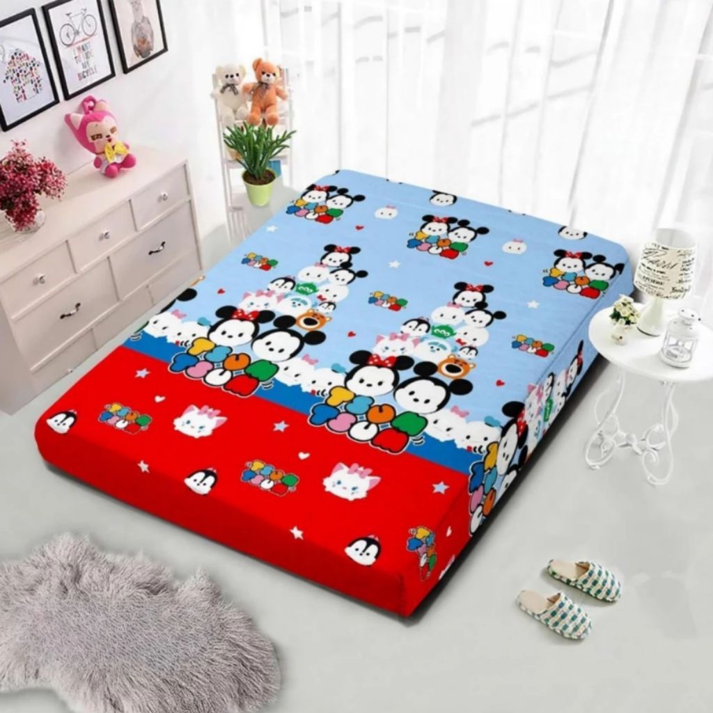 (COD) Sarung Kasur Busa Resleting / Urung Kasur Busa Inoac Sprei Resleting No.3