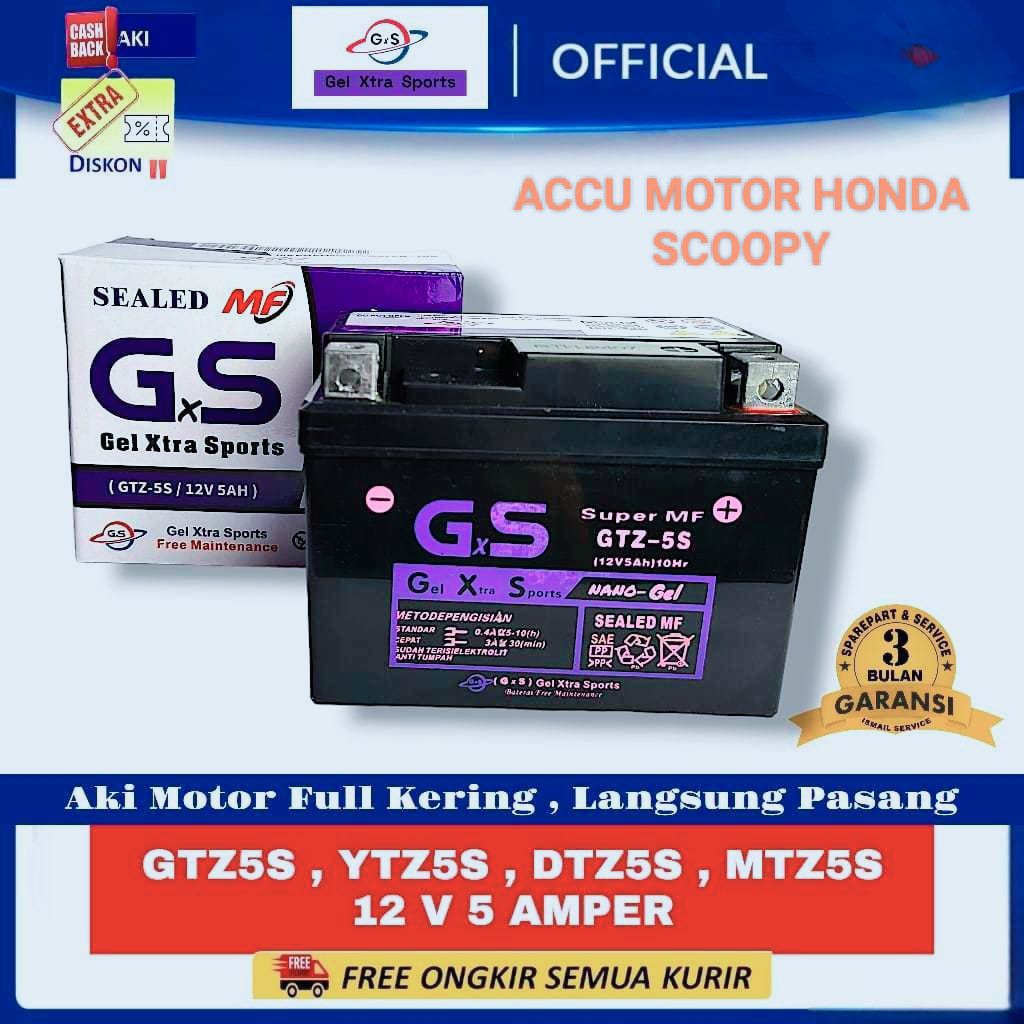 GS AKI MOTOR SCOOPY ACCU VARIO125