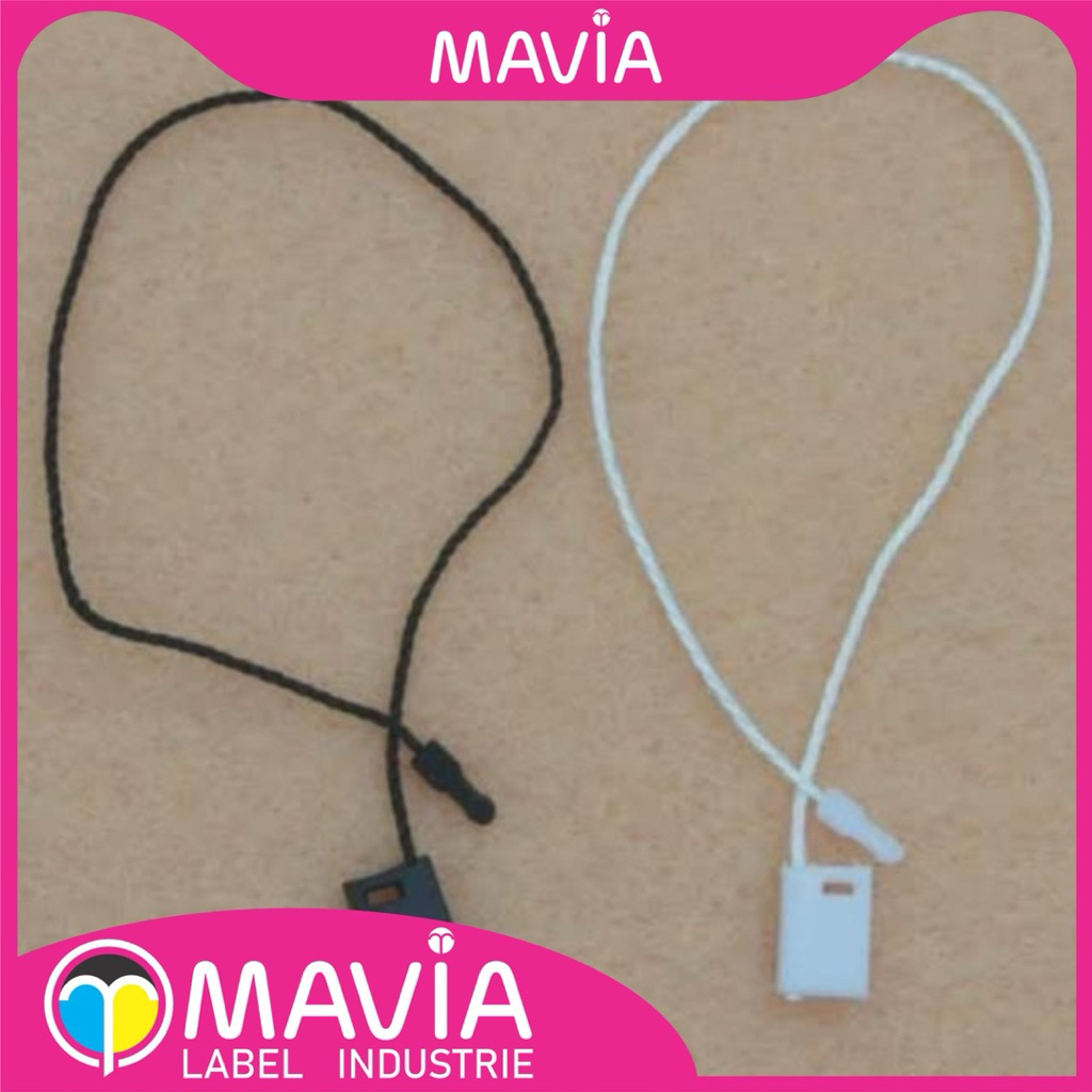 

Tali Hangtag Auto Lock 100 pcs – Hitam & Putih | Tali Label Baju Siap Pakai