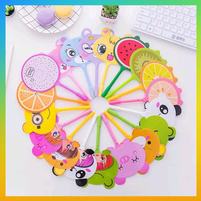 

Pena Pulpen Gel Kipas / Pena Kipas Animal & Buah / Pulpen Kipas Karakter Lucu Souvenir
