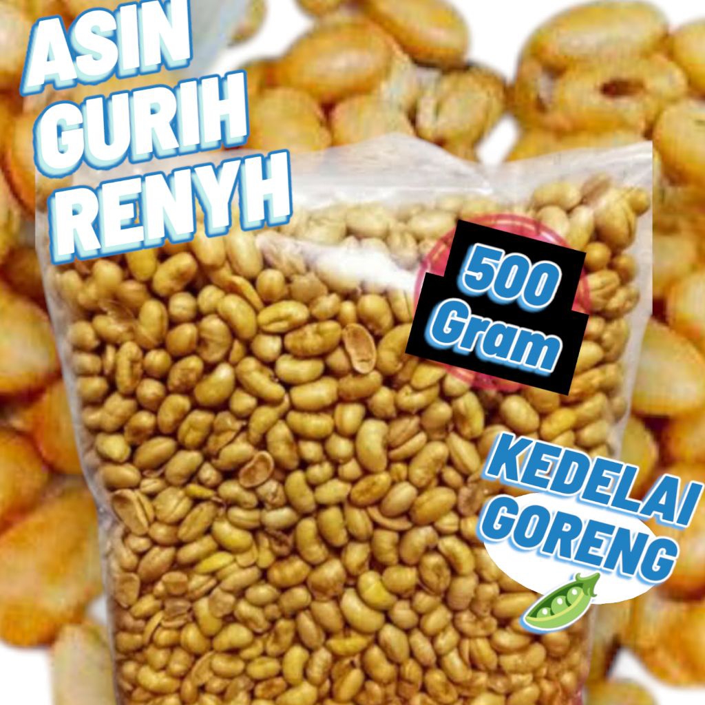 

Kedelai Goreng Asin Gurih Renyah Berkualitas Kemasan 500 Gram