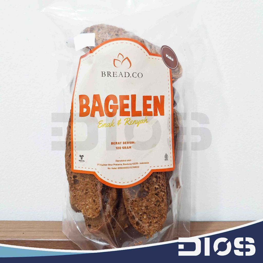 

BREADCO Bagelen Kering Rasa MOKA 120 gram Kemasan Plastik Zip Halal Bandung