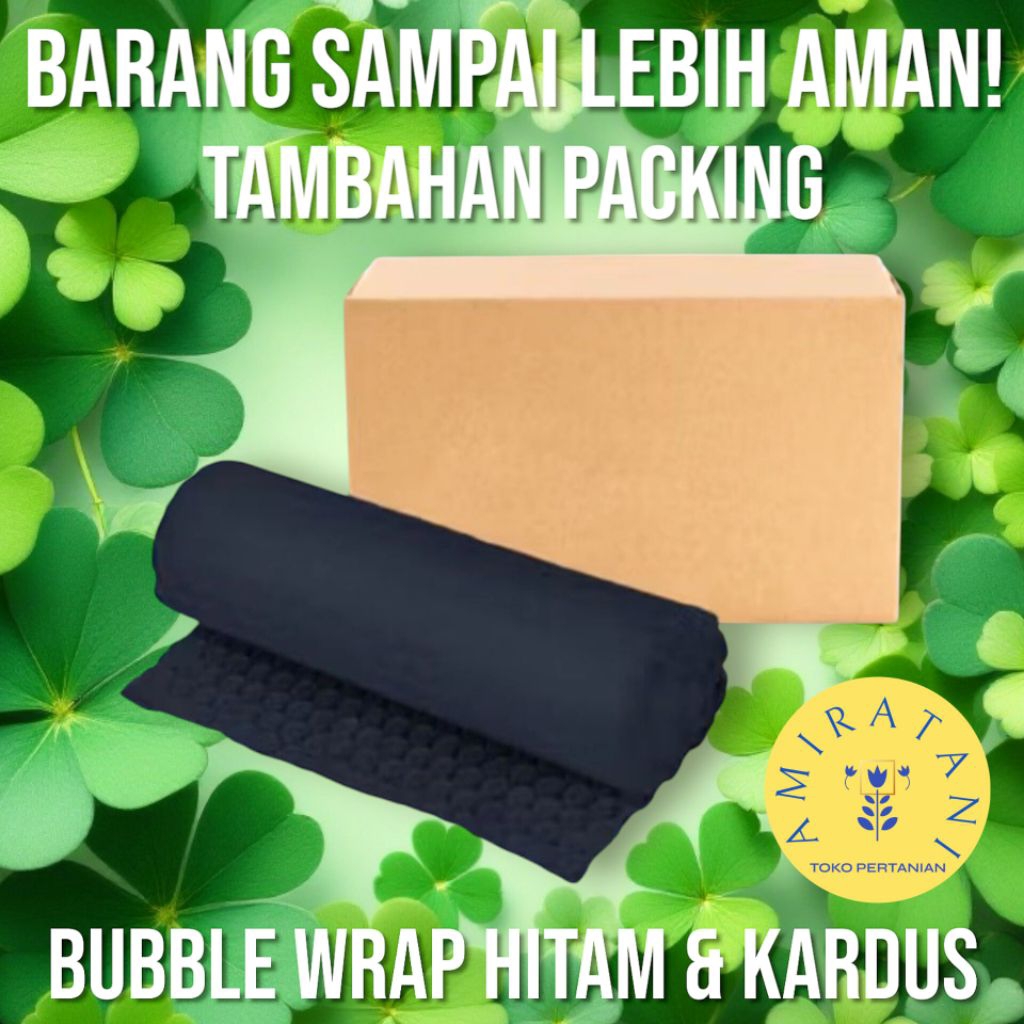 

TAMBAHAN PACKING BUBBLE WRAP DAN KARDUS (AGAR BARANG SAMPAI KE TUJUAN LEBIH AMAN)