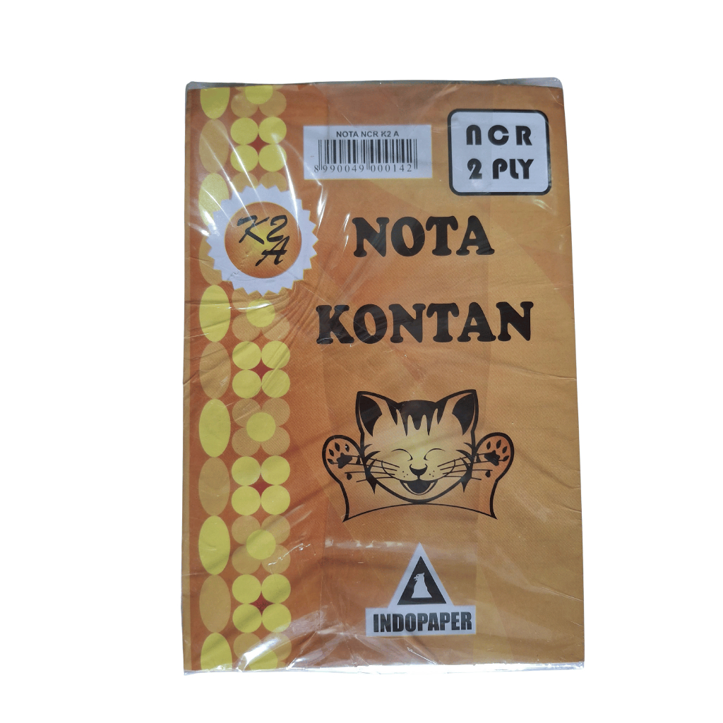 

Nota kontan indo paper 2ply/ Nota ncr k2 zappie/ Nota zappie/ 10 pcs