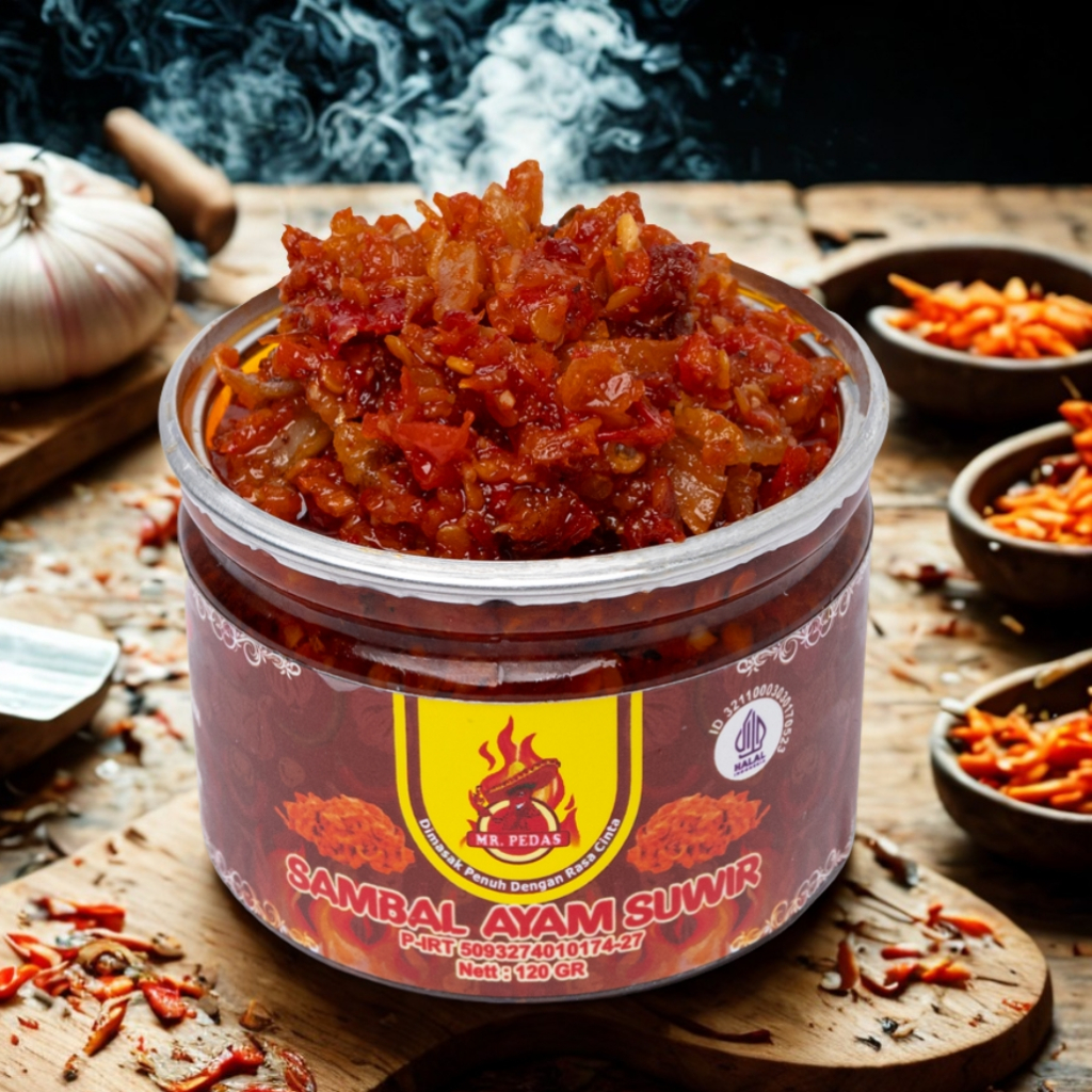 

Sambal Ayam Suwir Mr Pedas