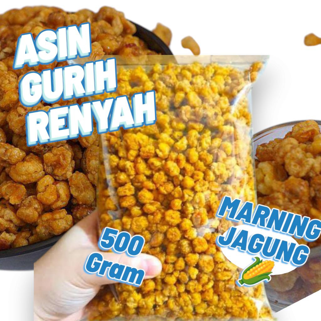 

Marning Jagung Asin Gurih Renyah Berkualitas Kemasan 500 Gram