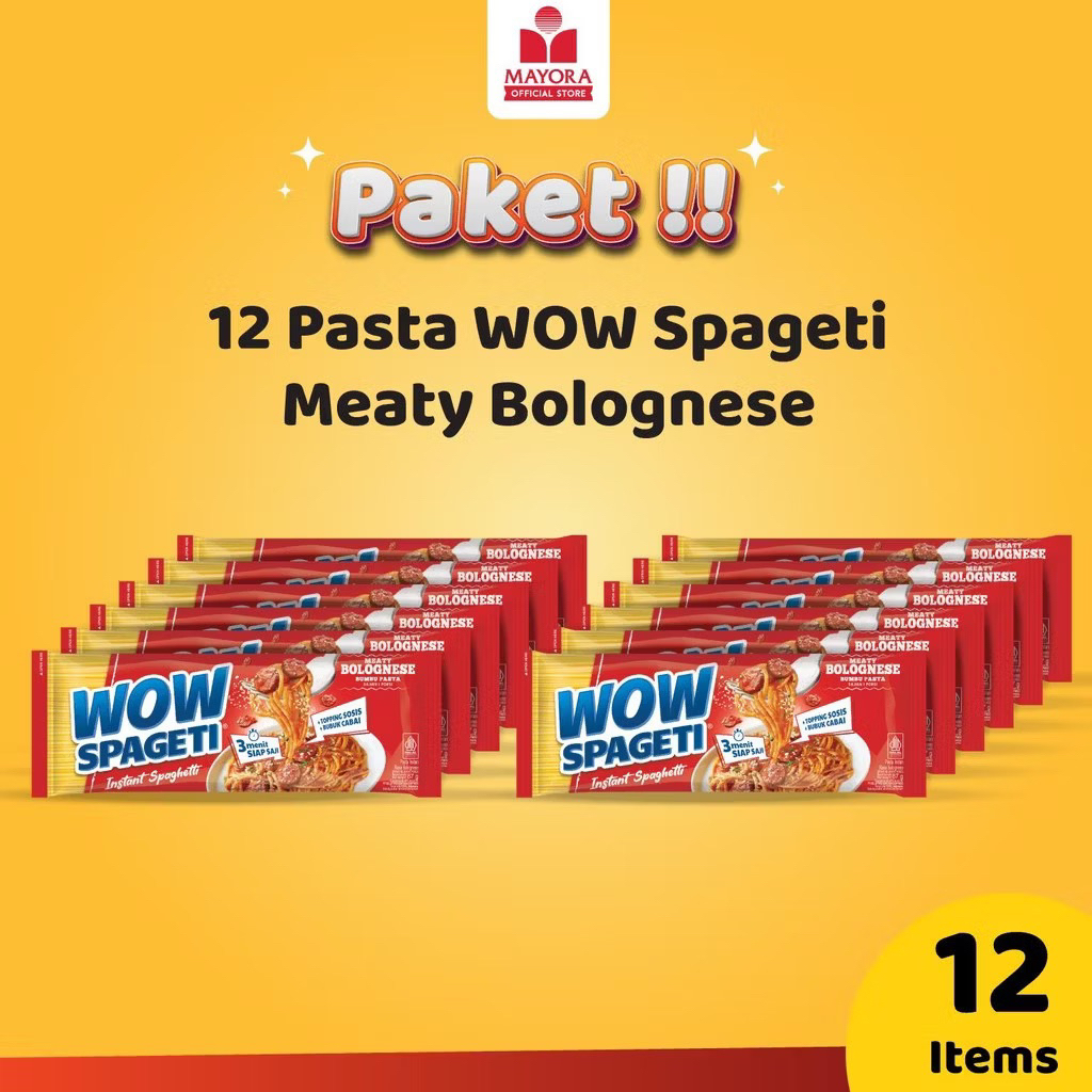 

WOW Spageti Bolognese isi 12pcs