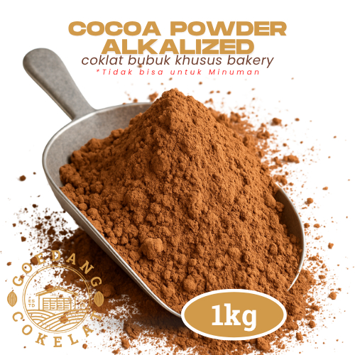 

Cocoa Powder Premium 1 kg | Cokelat Bubuk Murni Tanpa Gula | Alkalized Brown | Khusus Baking & Olahan Kue