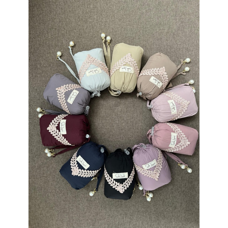 Mukena Abaya Sholat 354 - Alora Abaya Sholat Mini Pouch  354