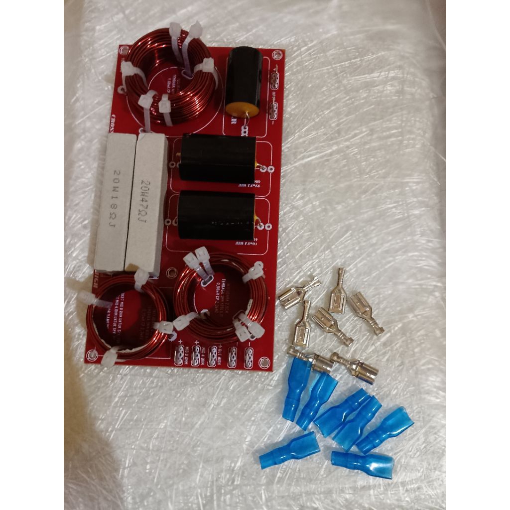 crossover pasif 2 way 4 ohm dan 8 ohm