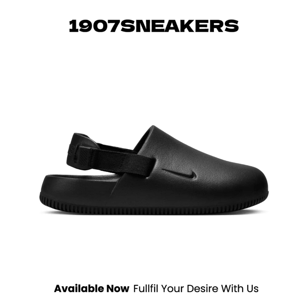 Sepatu Sandal Wanita Nike Calm Mule - Black NIKFB2185001